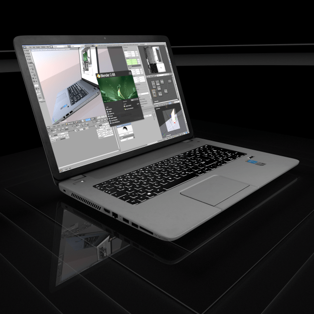 New_Laptop by Dennis Haupt Download on Blendswap Blender 268a 1