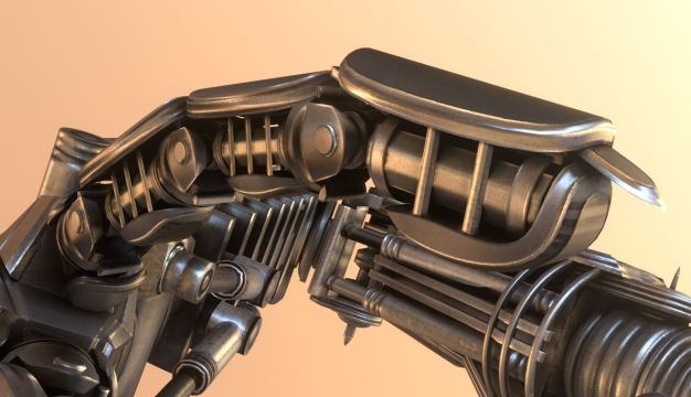 Roboter arms Blender-2.82a_Low-Poly-modeled-textured-rigged-and-animated-in-Blender-3d (3)