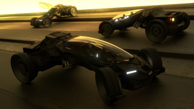 Speed Car Cycles Render