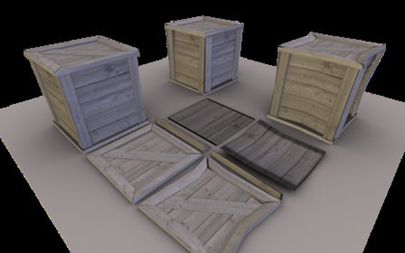 Destructible boxes for Blenders Game Engine