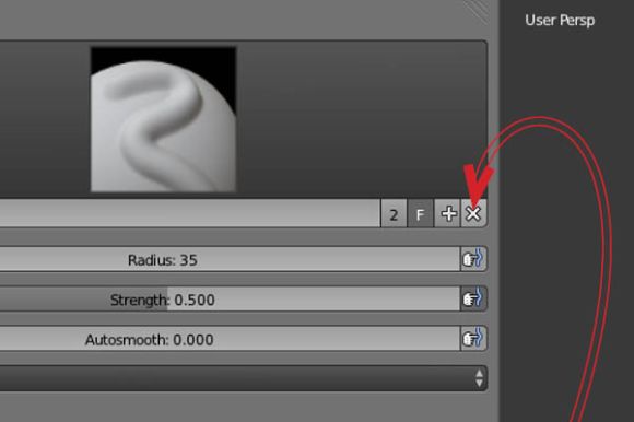 How to created, save and load in a self-made brush in Blender_12
