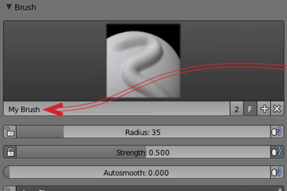 How to created, save and load in a self-made brush in Blender_14