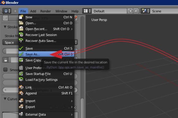 How to created, save and load in a self-made brush in Blender_2