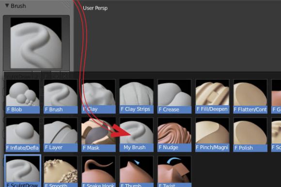 How to created, save and load in a self-made brush in Blender_36