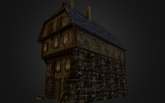mediaeval house by DennisH2010