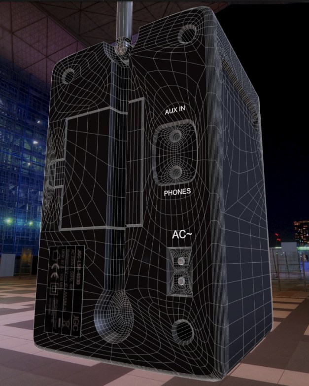 Radio rigged and animated