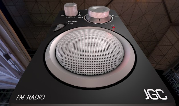 Radio rigged and animated