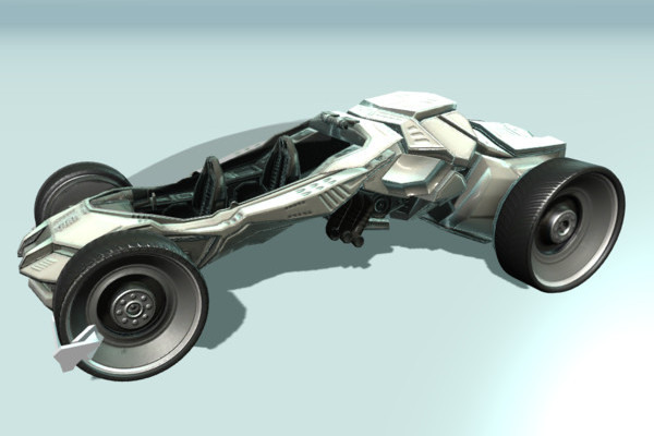 Futuristic Car Animated by DennisH2010