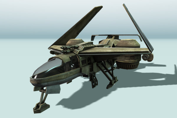 Futuristic combat jet Animated by DennisH2010