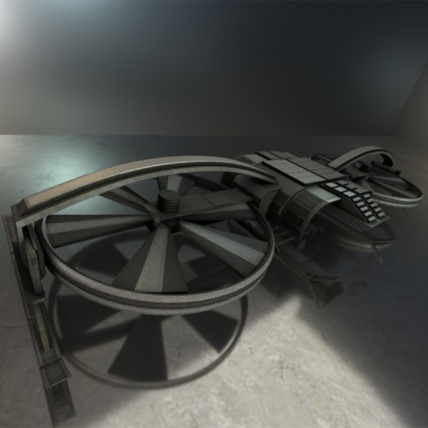 Blender Game Engine flying drone