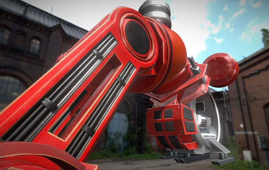 My walking mech neck design.