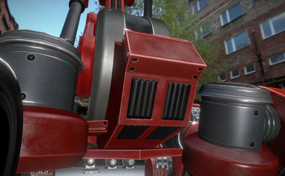 My walking mech neck design.