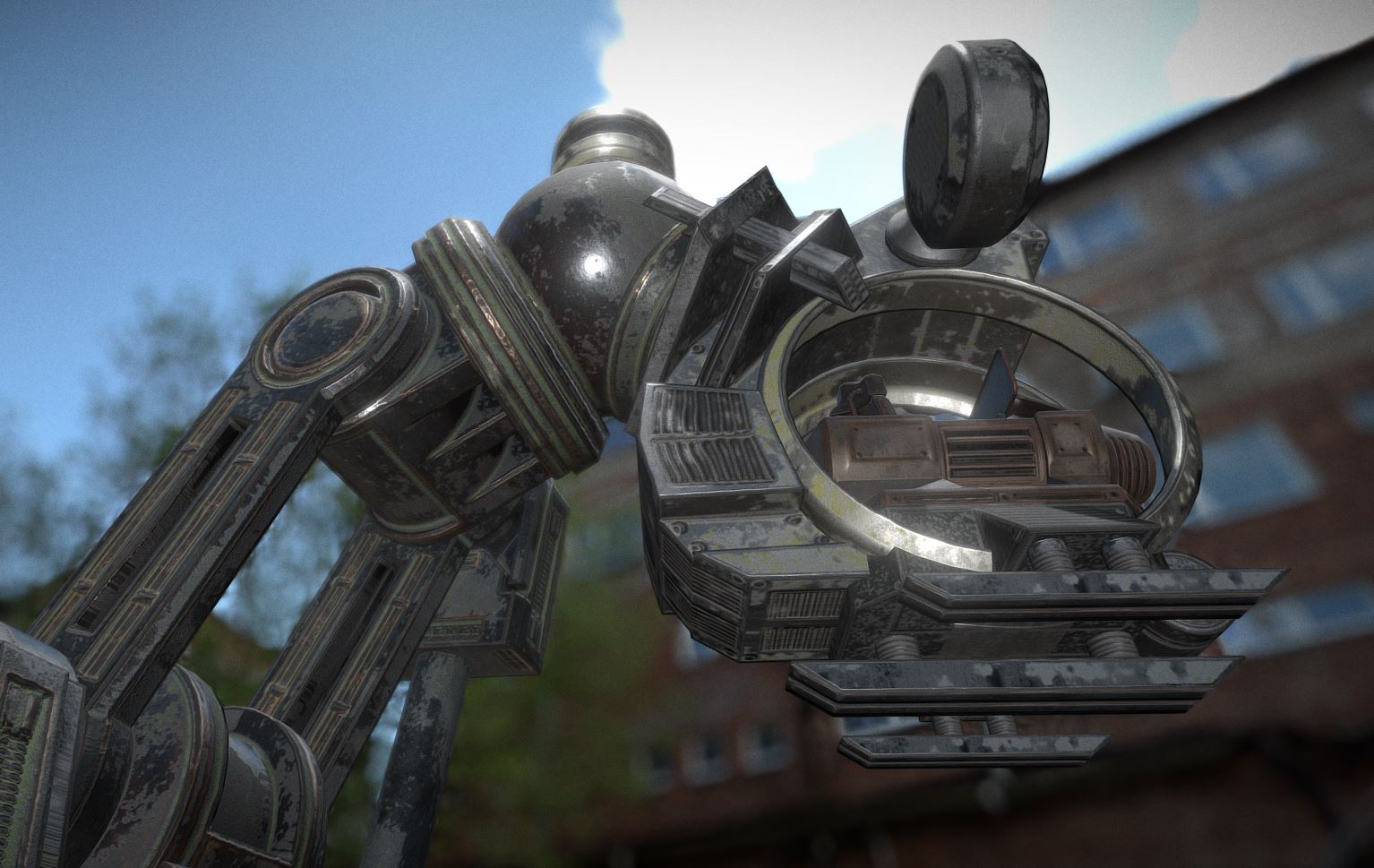 Mech Neck Mech Neck Walker – Blender Game Engine | 3DHaupt