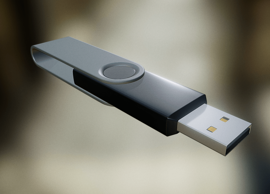 USB-Stick High-Poly Version