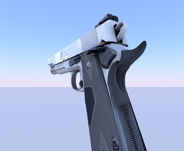 smith and wesson gun model 3d-model-gun-45-acp-smith-and-wesson-1