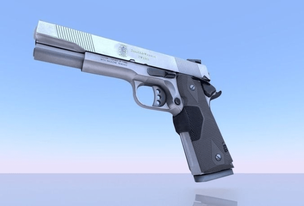 smith and wesson gun model 3d-model-gun-45-acp-smith-and-wesson-3