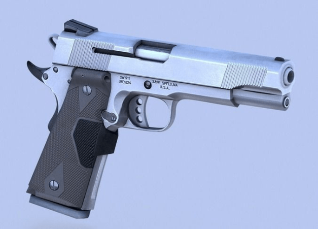 smith and wesson gun model 3d-model-gun-45-acp-smith-and-wesson-6