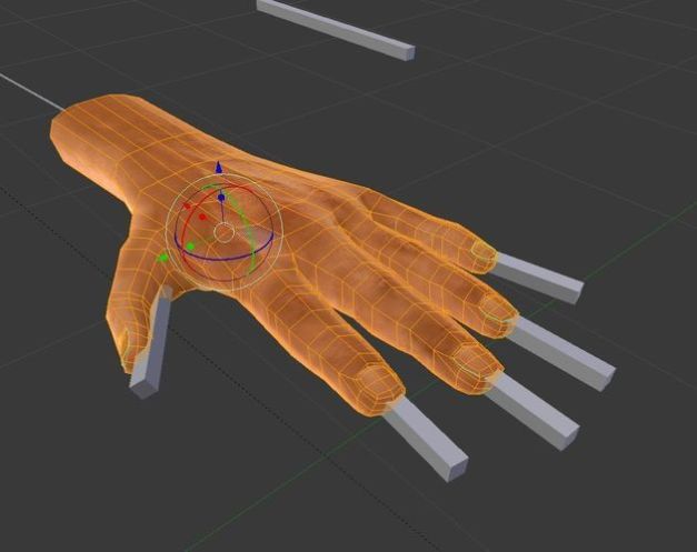 Rigged 3d Hands