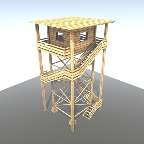 3d-models-exterior-landmark-watch-tower-made-of-wood-2