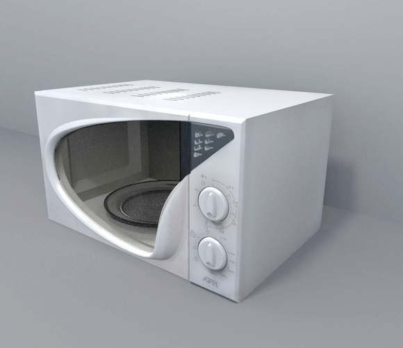 3d interior microwave