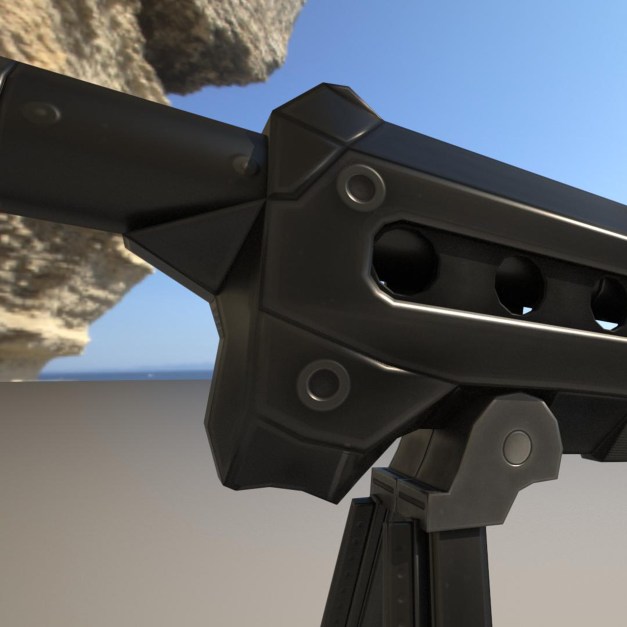 ksr sniper rifle 3d model (New)