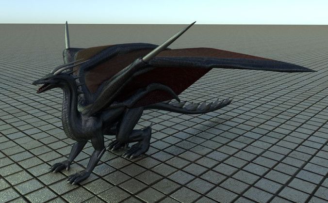 black_dragon_rigged_and_game_ready-2