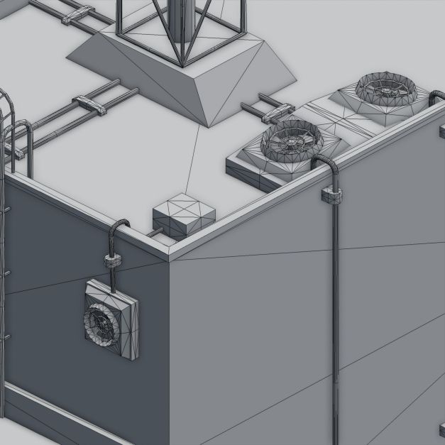 Futuristic ghetto building