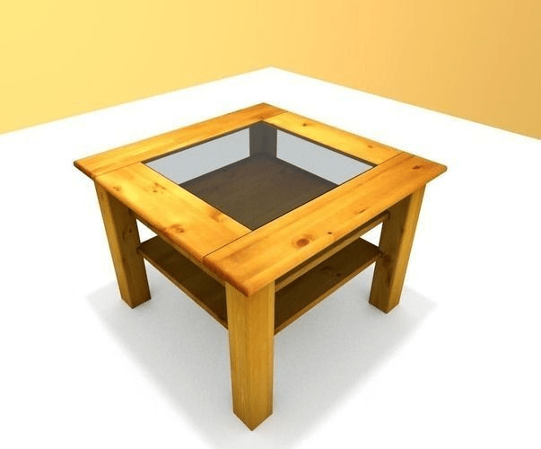 wooden-table-with-glass-top-lowpoly-3d-model-low-poly-1