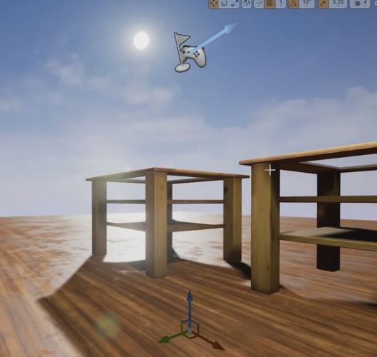 wooden-table-with-glass-top-lowpoly-3d-model-low-poly-8