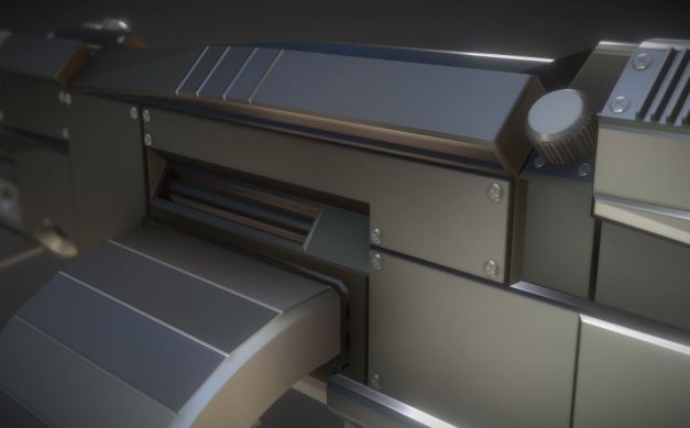 Futuristic Weapon Concept High-Poly