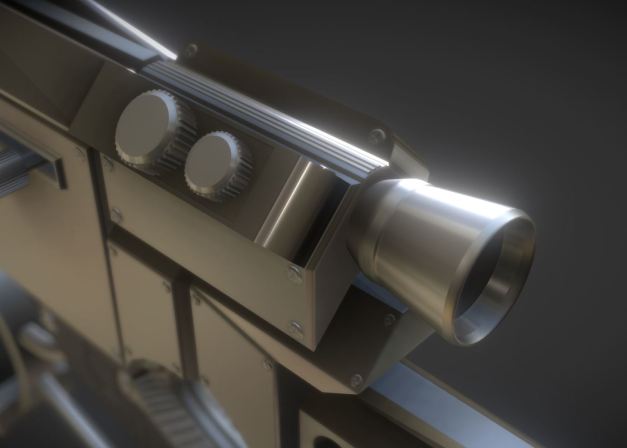 Futuristic Weapon Concept High-Poly