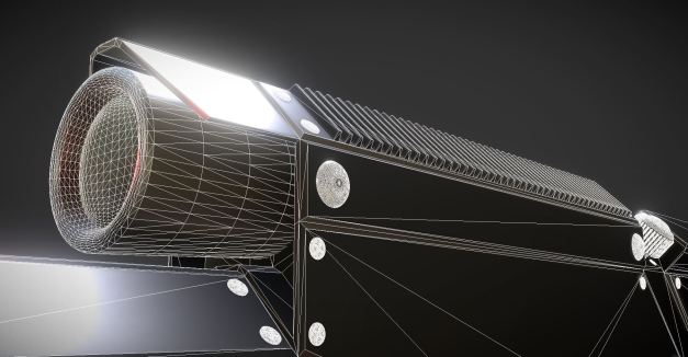 Futuristic Weapon Concept High-Poly