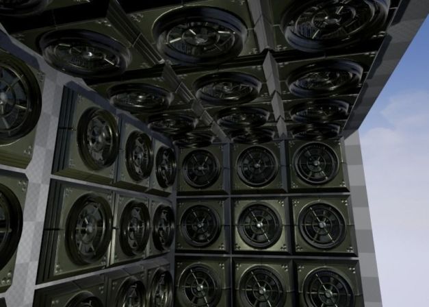 Industrial Fan 3d-Model