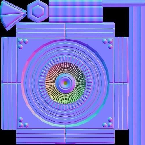 Industrial Fan 3d-Model Texture