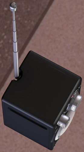 Radio rigged and animated