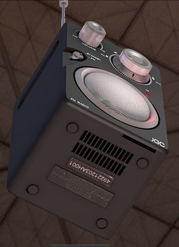 Radio rigged and animated