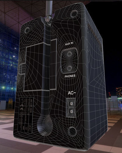 Radio rigged and animated