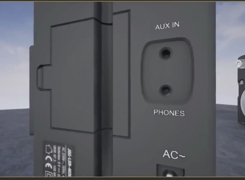 Radio rigged and animated