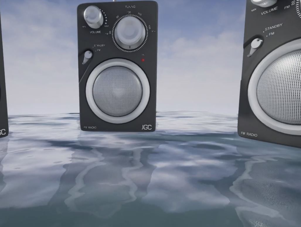 Radio rigged and animated