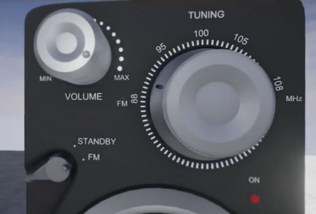 Radio rigged and animated