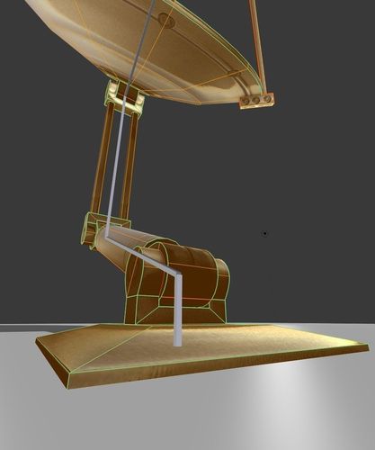 Satellite Dishes Rigged and Low-Poly