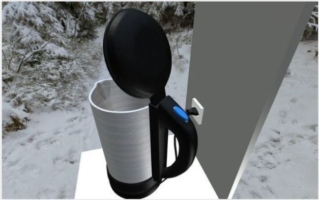 Water Boiler with Rigged Electric Cable