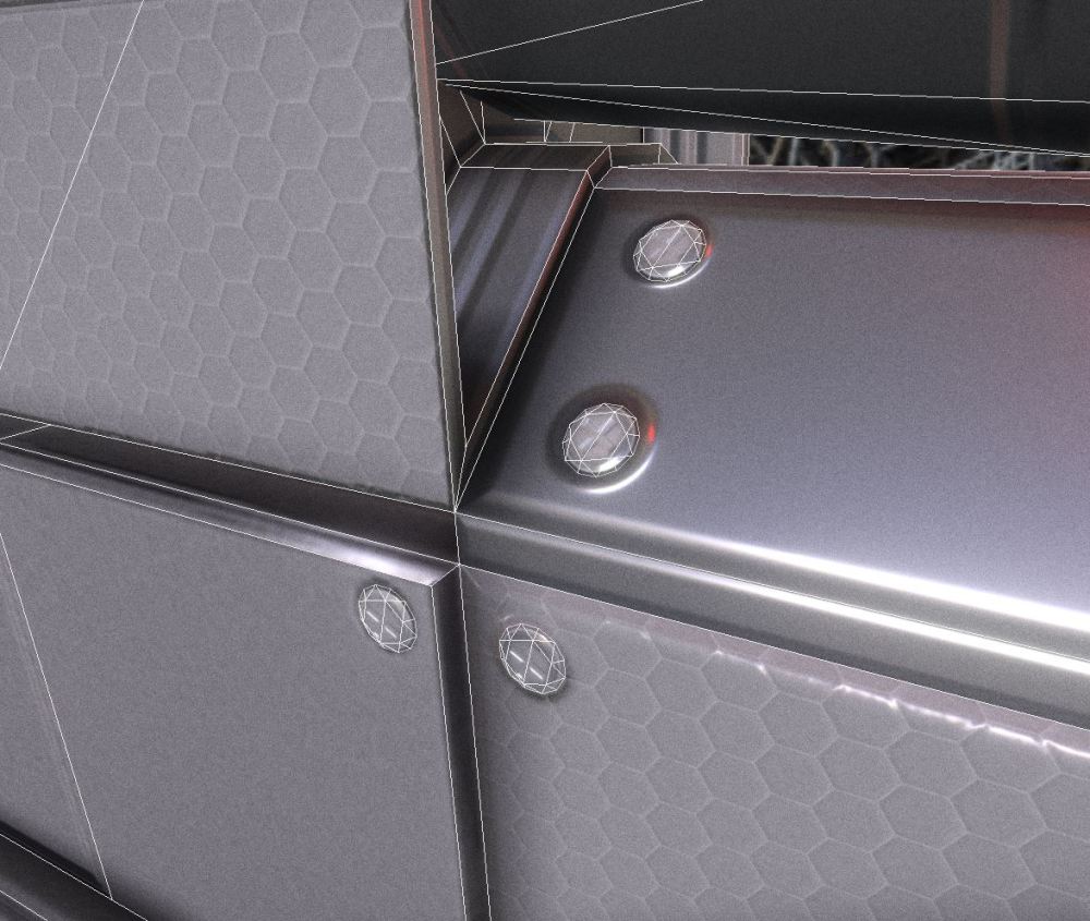 Futuristic Weapon Concept Low-Poly