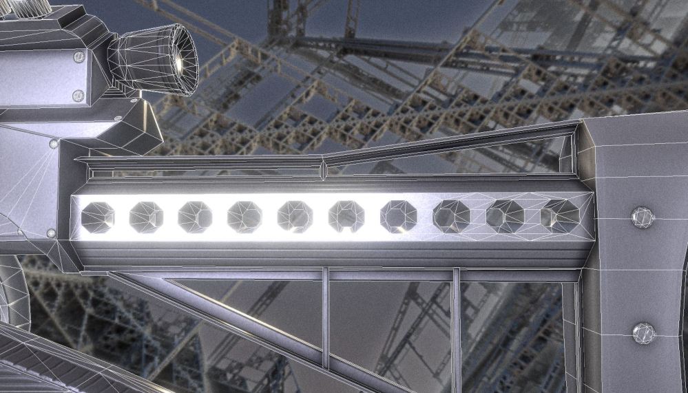 Futuristic Weapon Concept Low-Poly