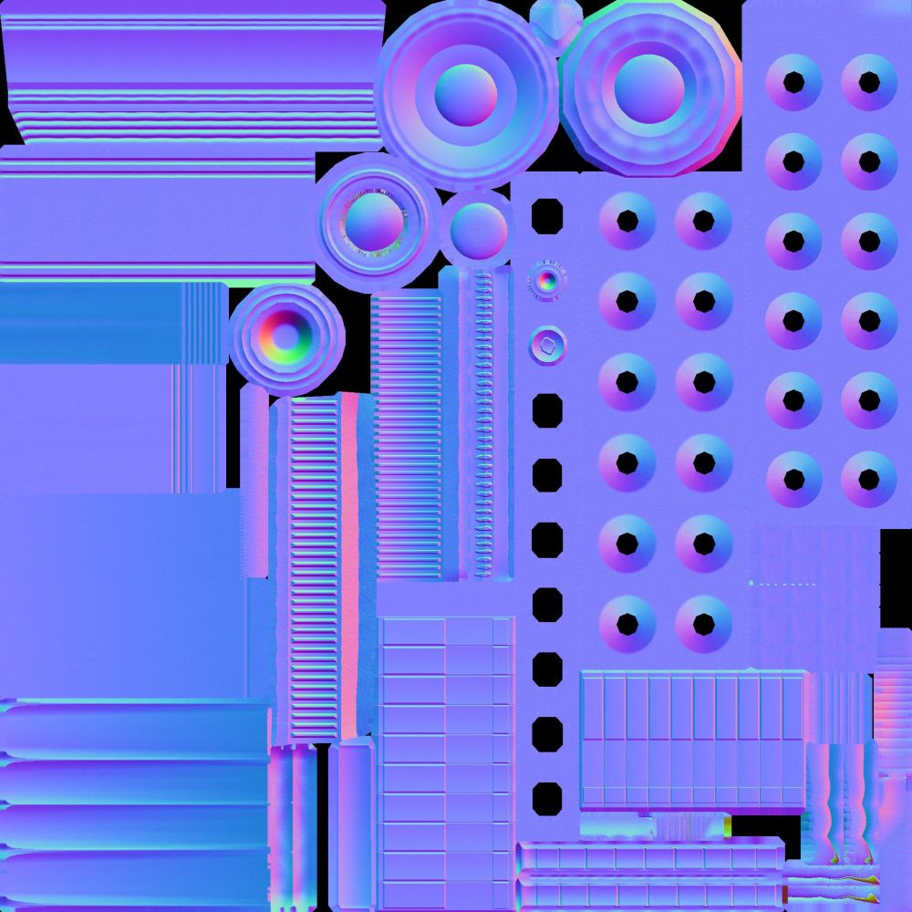 Futuristic Weapon Concept Low-Poly