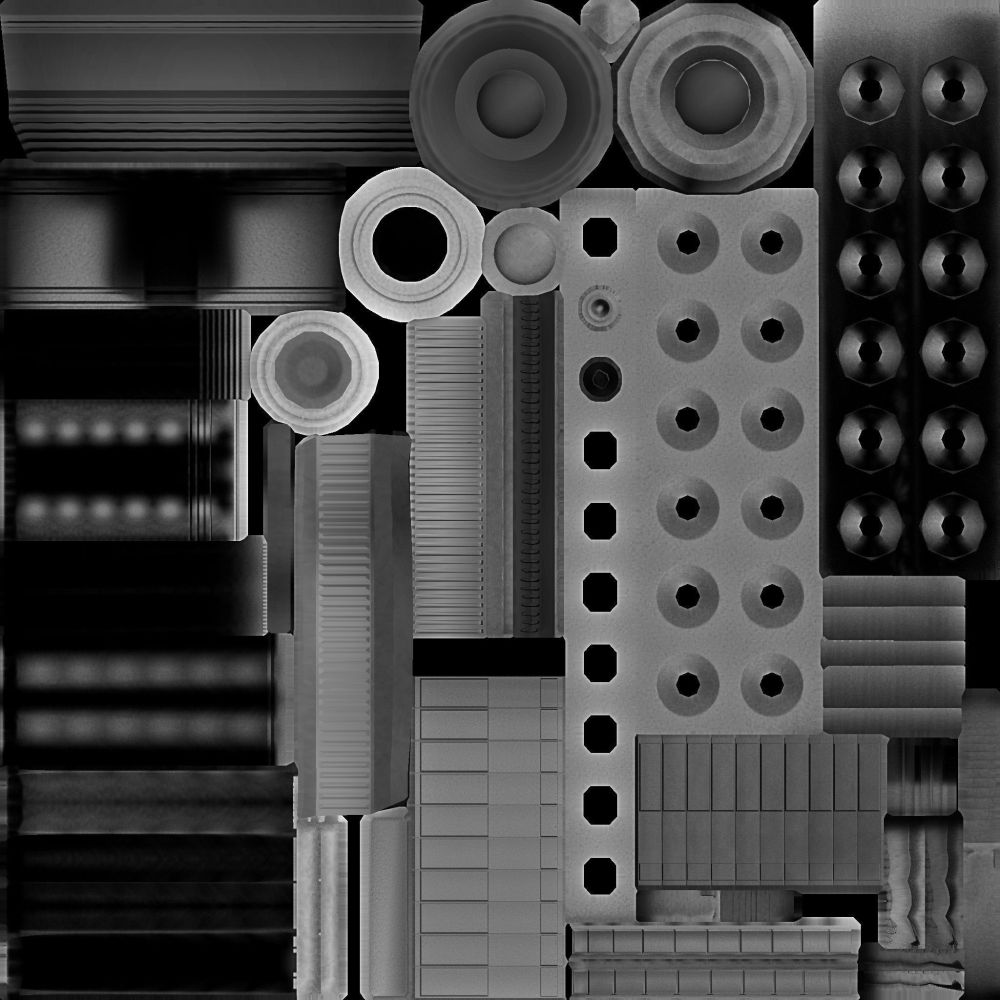 Futuristic Weapon Concept Low-Poly