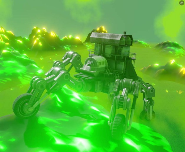 Five Wheeler in dangerous radioactive surrounding (1)