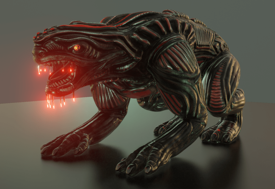 Alien-Animal-Update-in-Blender-2.81a